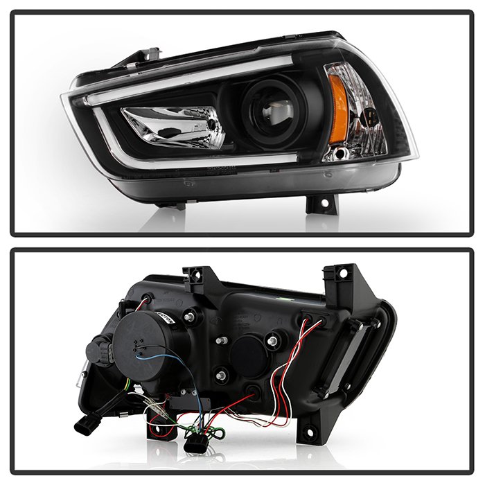 Dodge Charger 2011-2014 Factory Halogen Model Only ( Not Compatible With Factory Xenon/HID Model ) High-Power LED Module ( Low Beam ) Equipped Headlights – LED Light Tube