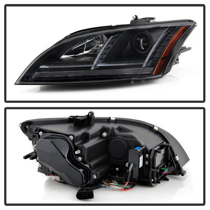 Audi TT 2008-2011 ( HID Model Only Do Not Fit Halogen Model ) AFS Model Only Projector Headlights – Sequential Signal – Low Beam-D1S(Not Included)