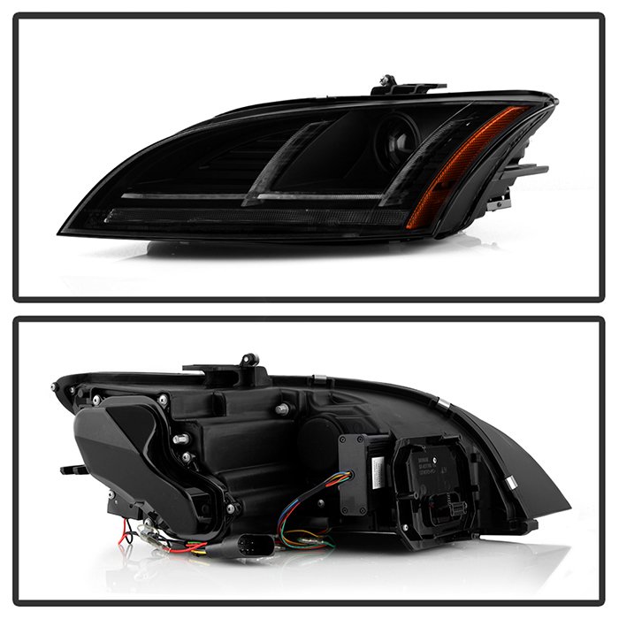 Audi TT 2012-2015 ( HID Model Only Do Not Fit Halogen Model ) AFS Model Only Projector Headlights – Sequential Signal – BK