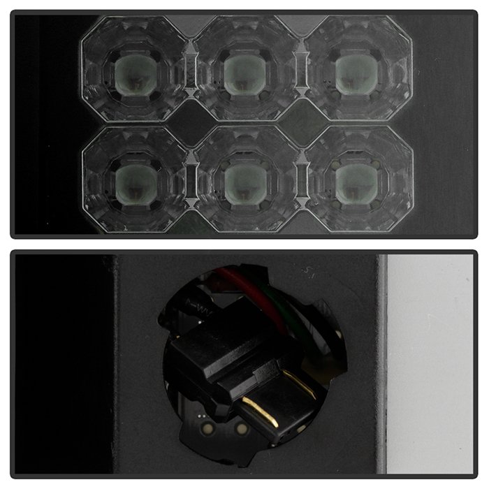 Ford F150 Styleside 97-03 / F250/350/450/550 Super Duty 99-07 LED Tail Lights – Black Smoke