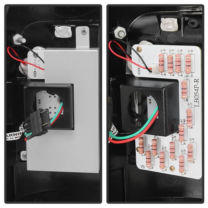 Ford F150 Styleside 97-03 / F250/350/450/550 Super Duty 99-07 Version 2 LED Tail Lights – Red Clear