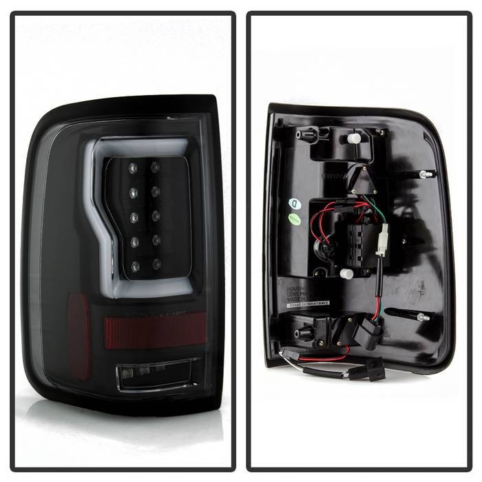 Ford F150 Styleside 04-08 (Not Fit Heritage & SVT) Version 2 Light Bar LED Tail Lights – Black