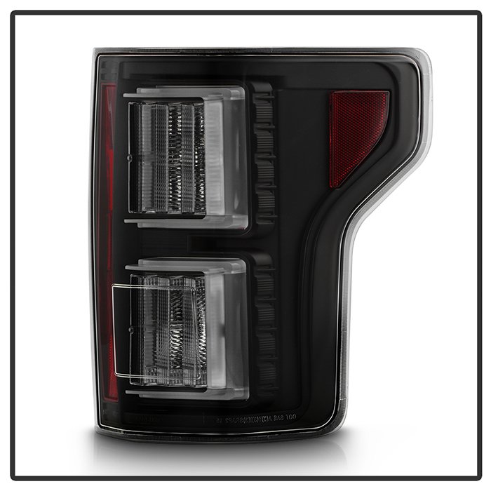Ford F150 2015-2017 Light Bar LED Tail Lights (not compatible with rear blind spot sensor models) – All Black