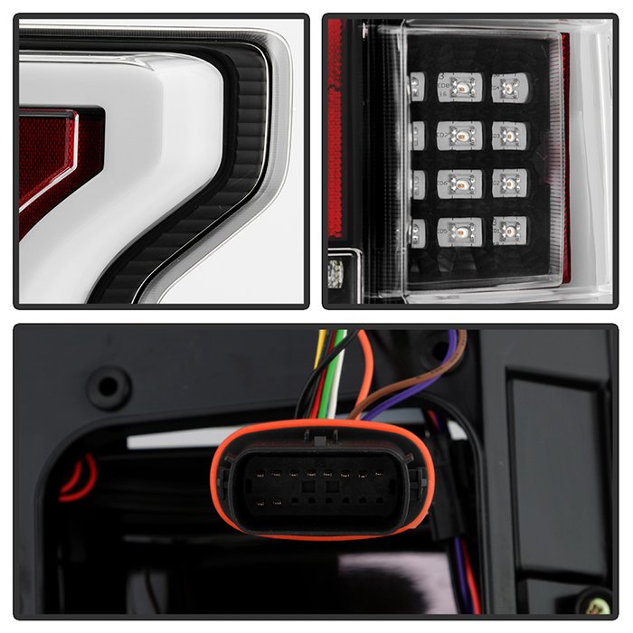 Ford F150 2018-2020 With Rear Blind Spot Sensor Models Only LED Tail Lights – LED Turn Signal Lights