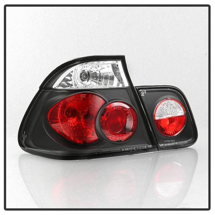 BMW E46 3-Series 99-01 4Dr Euro Style Tail Lights- Black