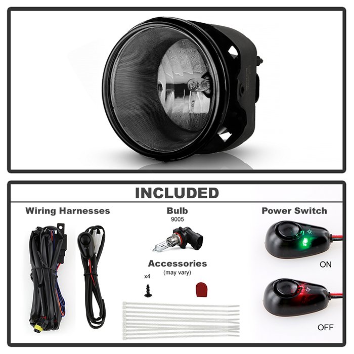 Chrysler 300C 05-08 / 300 05-08 ( W/O Touring & Washer ) OEM Fog Lights w/Switch – Smoke