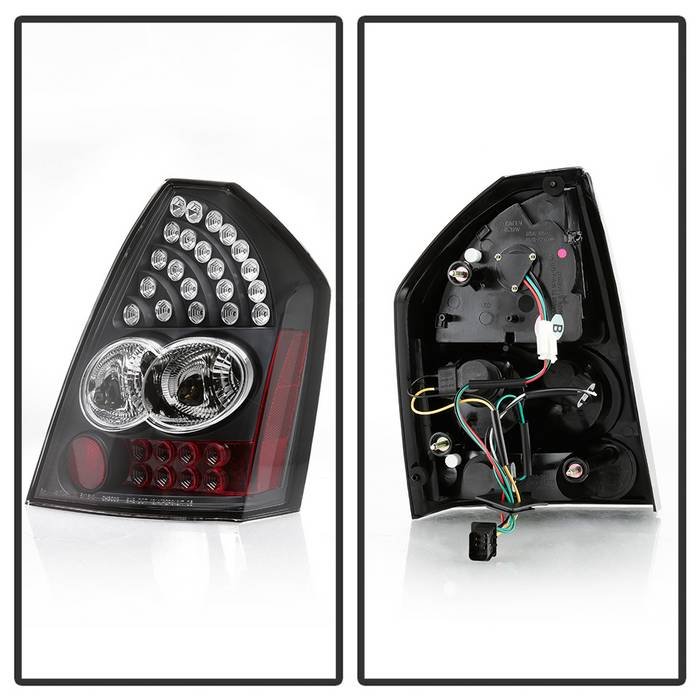 Chrysler 300C 05-07 LED Tail Lights – Black