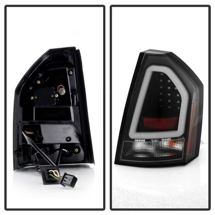 Chrysler 300C 08-10 Version 2 Light Bar LED Tail Lights – Black