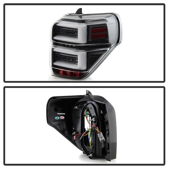 Toyota 4Runner 2010 – 2023 LED Tail Lights – Sequential Turn Signal – Black