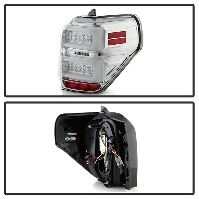 Toyota 4Runner 2010 – 2023 LED Tail Lights – Sequential Turn Signal – Chrome