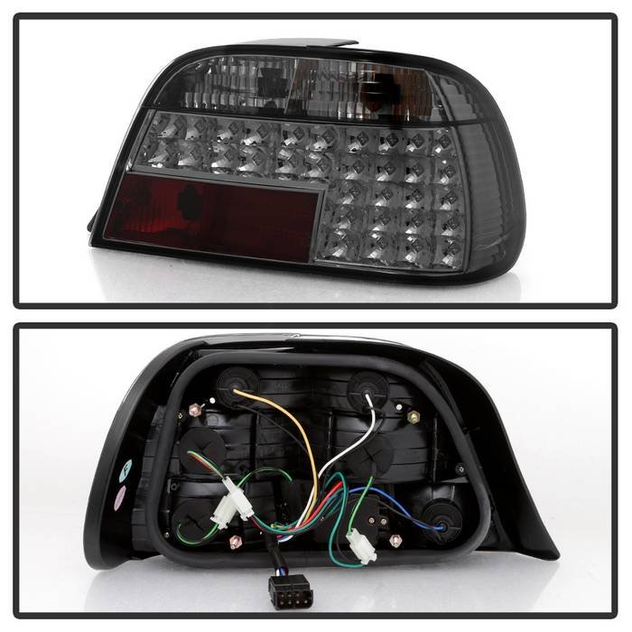 BMW E38 7-Series 95-01 LED Tail Lights – Smoke