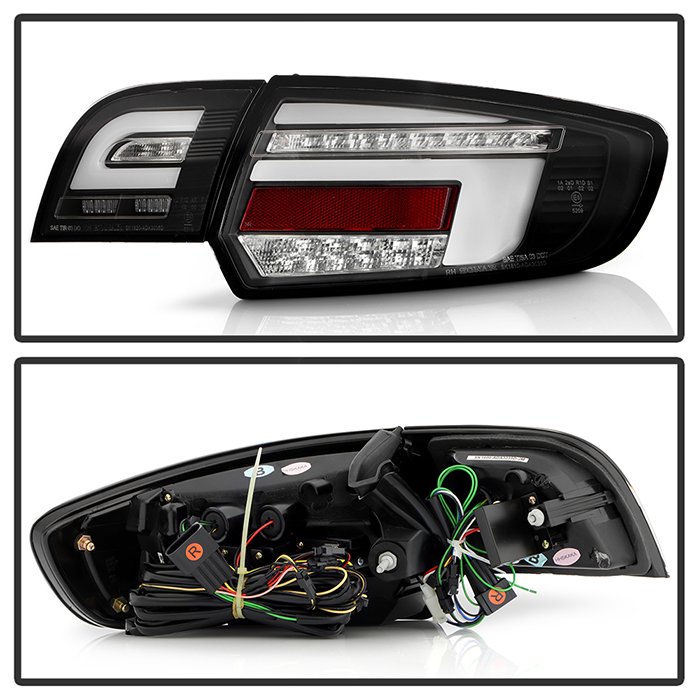 Audi A3 2003 – 2008 Full LED Tail Lights – Brake: LED (Included) – Parking: LED (Included)