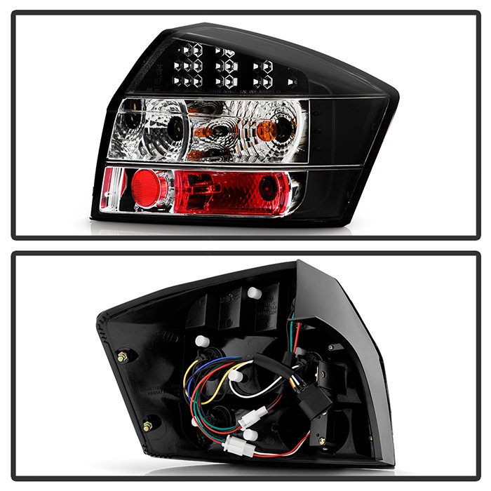 Audi A4 02-05 (Does not fit convertible or wagon models) LED Tail Lights – Black