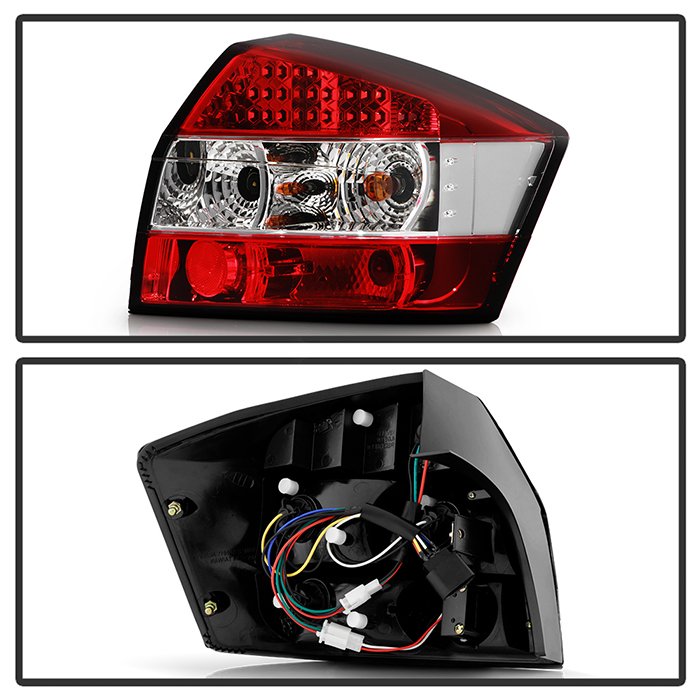 Audi A4 02-05 (Does not fit convertible or wagon models) LED Tail Lights – Red Clear