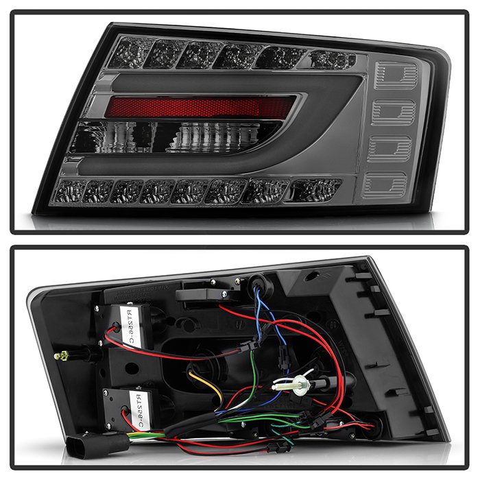 Audi A6 05-08 4Dr Sedan Only (Does not fit Quattro) Light Bar LED Tail Lights