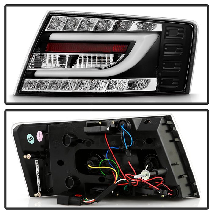 Audi A6 05-08 4Dr Sedan Only (Does not fit Quattro) Light Bar LED Tail Lights
