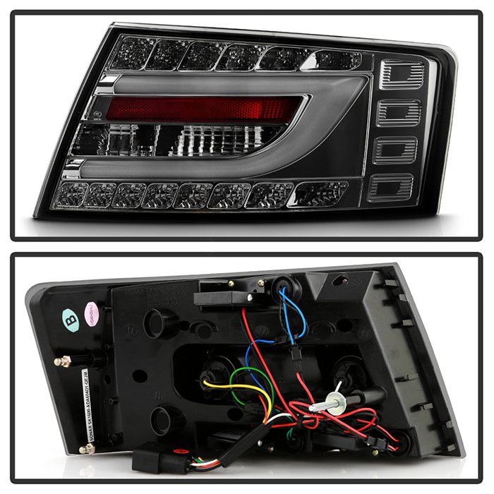 Audi A6 05-08 4Dr Sedan Only (Does not fit Quattro) Light Bar LED Tail Lights