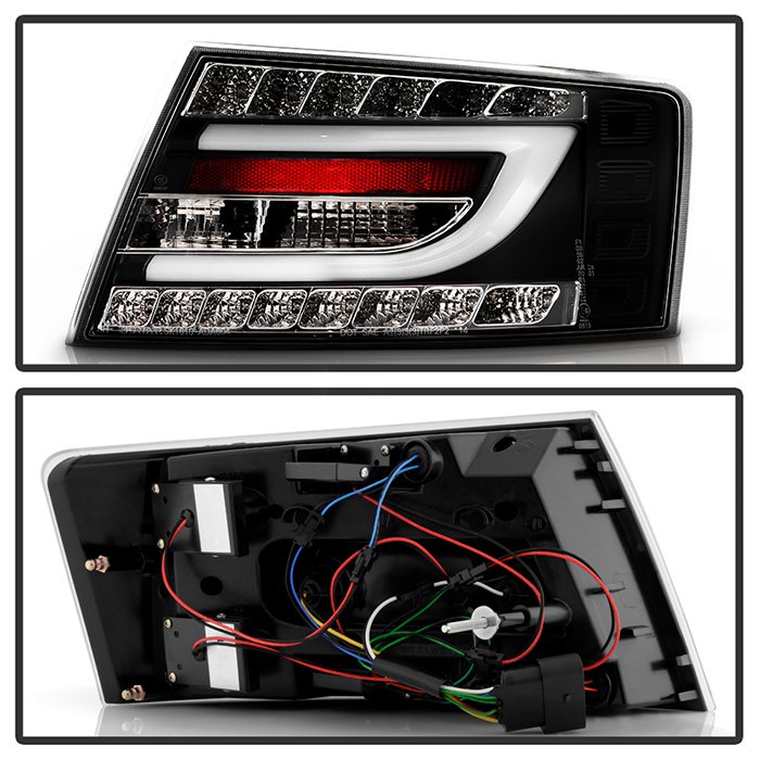 Audi A6 05-08 4Dr Sedan Only (Does not fit Quattro) Light Bar LED Tail Lights