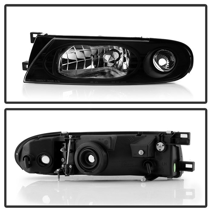 Nissan Altima 93-97 Crystal Headlights – Black