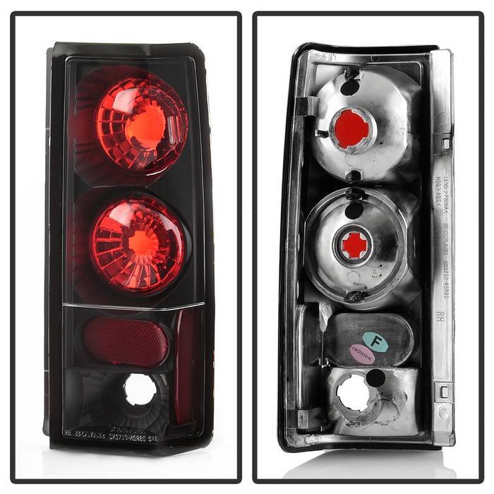 Chevy Astro / Safari 85-05 Euro Style Tail Lights – Black