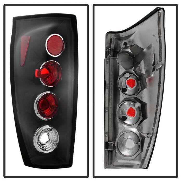 Chevy Avalanche 02-06 Euro Style Tail Lights – Black