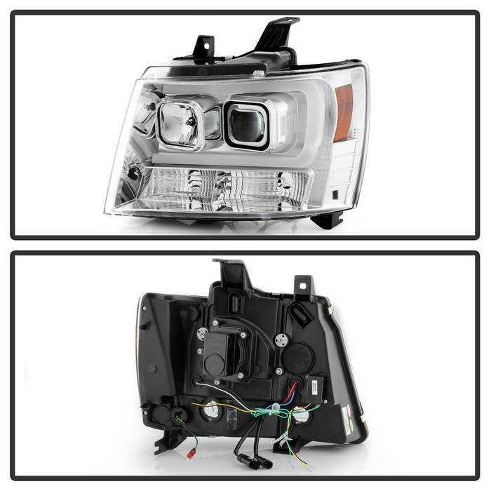 Chevy Suburban 1500/2500 07-14 / Chevy Tahoe 07-14 / Avalanche 07-14 Version 2 Projector Headlights – High H1 (Included)