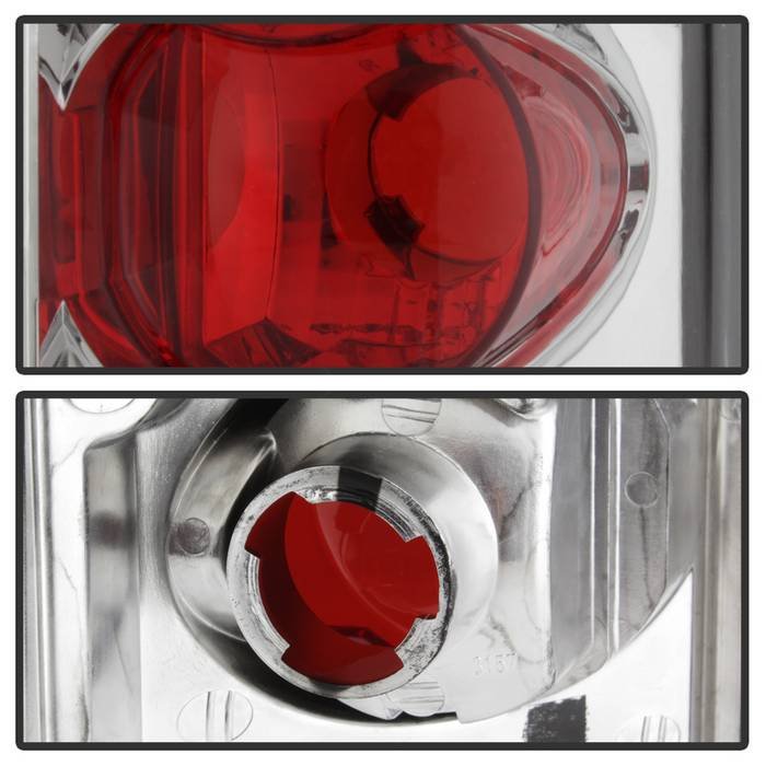 Ford F150 87-96 / Ford Bronco 88-96 Euro Style Tail Lights – Chrome