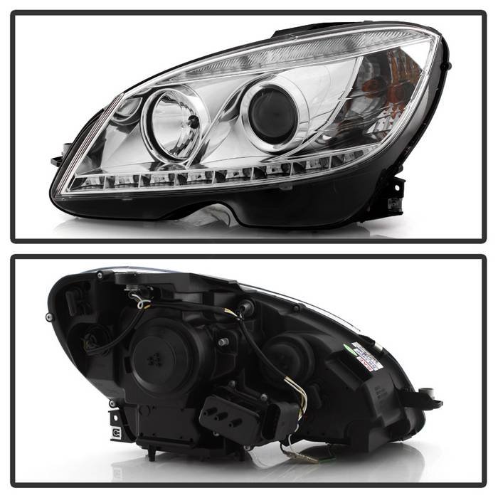 Mercedes Benz C-Class 08-11 Projector Headlights