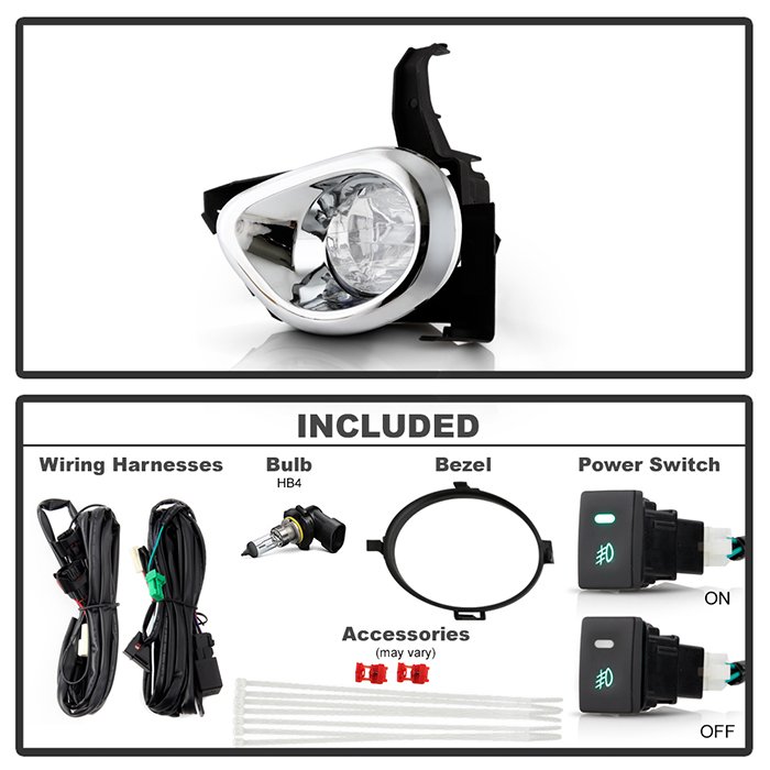 Honda CRV 05-06 OEM Fog Lights W/Switch – Clear