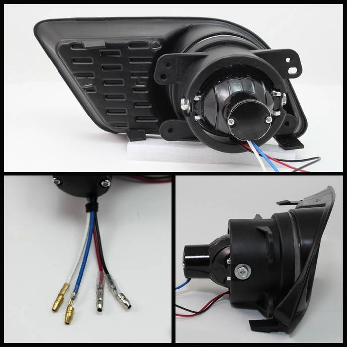 Dodge Charger 2011-2014 Halo Projector Fog Lights w/Switch – Clear