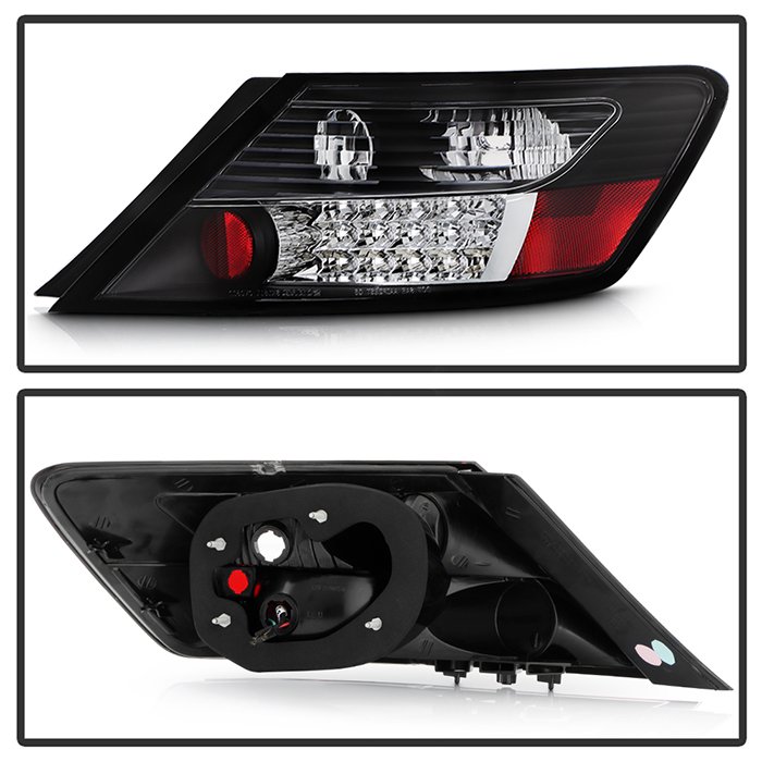 Honda Civic 06-08 2Dr LED Tail Lights – Black