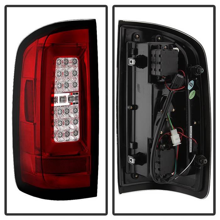 Chevy Colorado 2015-2019 / GMC Canyon 2015-2019 LED Tail Lights – Red Clear