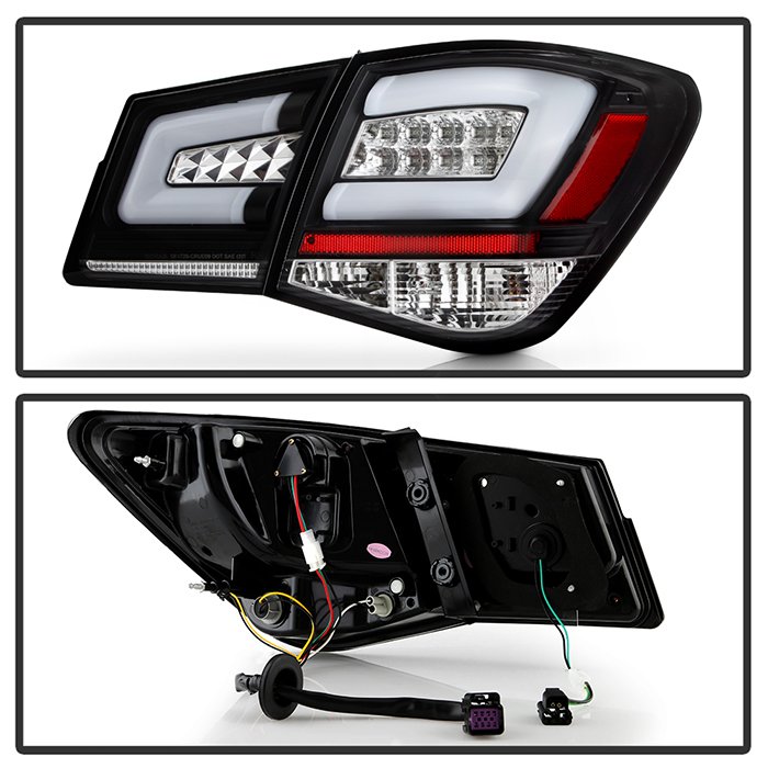 Chevy Cruze 2011-2015 Cruze Limited 2016 Light Bar LED Tail Lights – Black