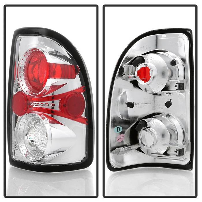 Dodge Dakota 97-04 Euro Style Tail Lights – Chrome