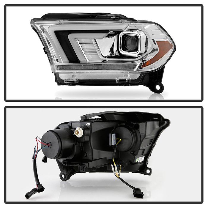 Dodge Durango 2011-2013 Halogen Model Only ( Not Compatible With Factory Xenon/HID Model ) Projector Headlights – Sequential LED Turn Signal – LED