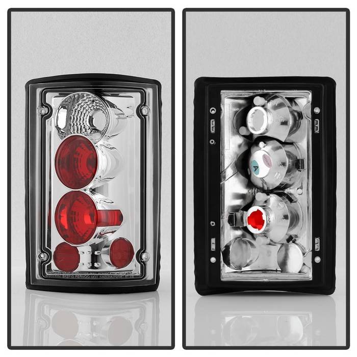 Ford Excursion 00-06 / Econoline Van 150/250/350/450/550 95-06 Euro Style Tail Lights – Chrome