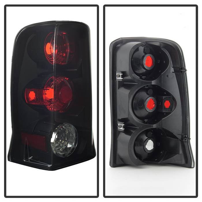 Cadillac Escalade SUV ( Not EXT ) 02-06 Euro Style Tail Lights – Black Smoke