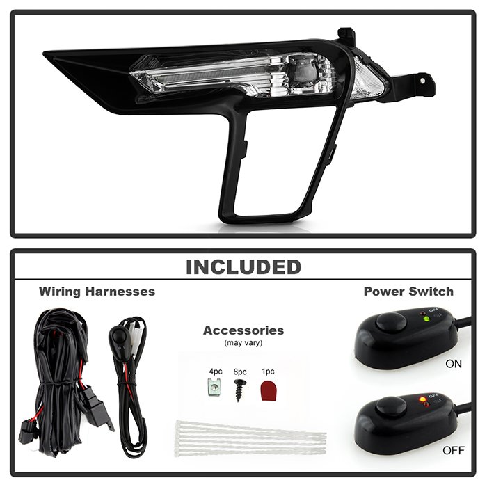 Ford Explorer 2018-2019 OEM Full LED Fog Lights w/Switch