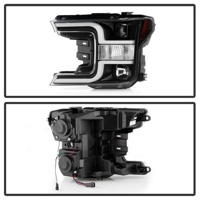 Ford F150 18-19 (Halogen Model Only Do Not Fit Factory Xenon Model) Projector Headlights – Low Beam-H7