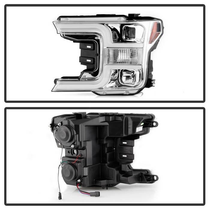 Ford F150 18-19 (Halogen Model Only Do Not Fit Factory Xenon Model) Projector Headlights – Low Beam-H7(Included)