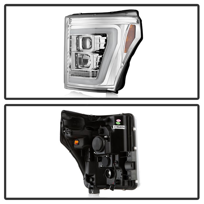 Ford F-250/350/450 Super Duty 2011-2016 Version 2 High-Power LED Module ( Low Beam ) Equipped Headlights