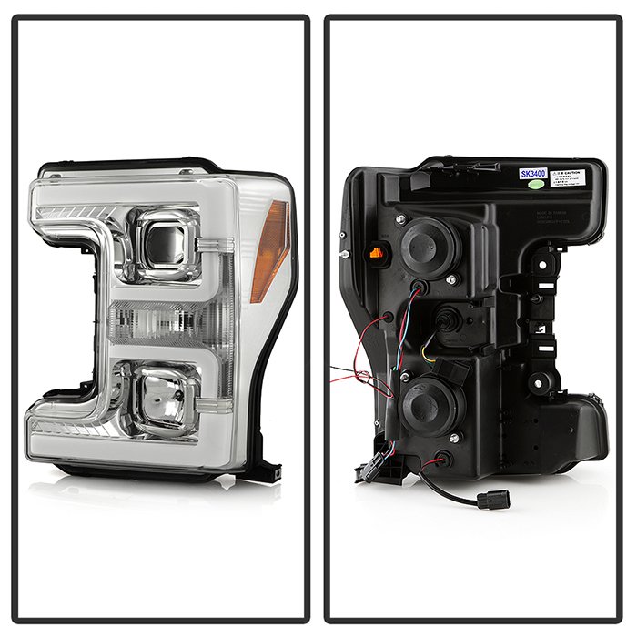 Ford F-250/F-350/F450 Super Duty 2017-2019 Halogen Model Only ( Not Compatible With Factory LED Model )