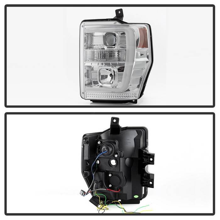 Ford F250/350/450 Super Duty 08-10 Version 2 Projector Headlights – Switch Back Light Bar – Low Beam-H7