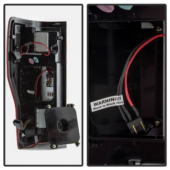 Ford F250 Superduty 17-18 ( Halogen Bulb Model Only Do Not Fit LED Model ) LED Tail Lights – Red Clear