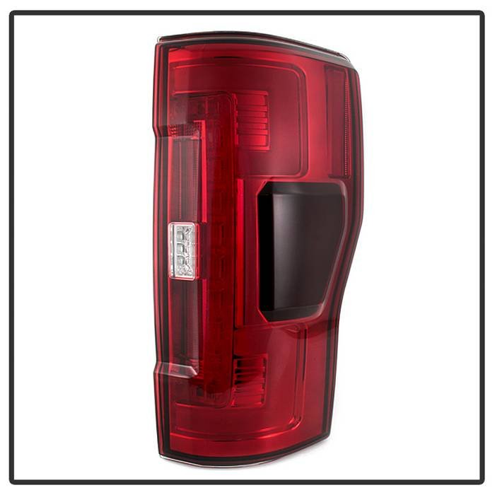 Ford F250 Superduty 17-18 Blind Spot Monitoring Model ( LED Model Only Does not fit Halogen Model ) LED Tail Lights – Red Clear