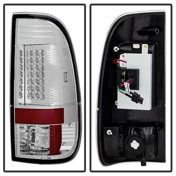 Ford Super Duty F-250/ F-350/ F-450 08-16 LED Tail Lights – Chrome