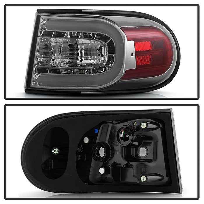 Toyota FJ Cruiser 07-13 Light Bar LED Tail Lights – Smoke