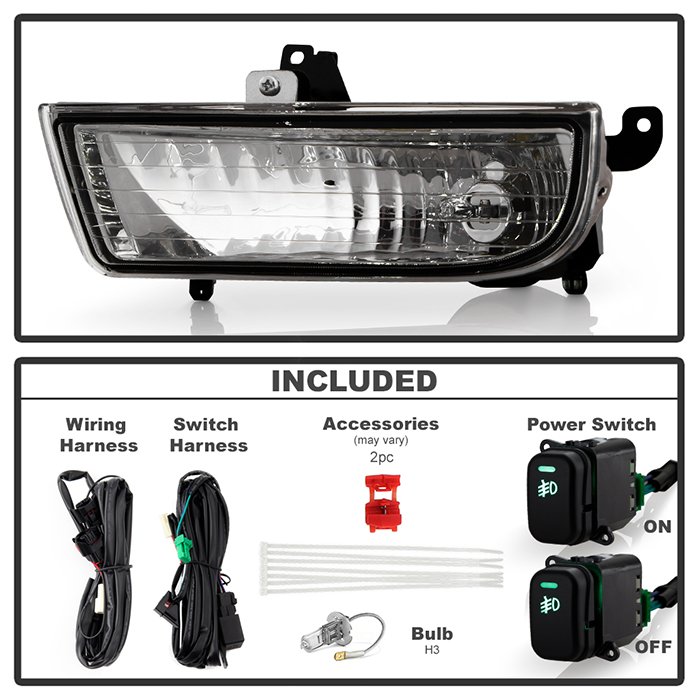 Honda Prelude 97-01 OEM Fog Lights W/Switch- Clear