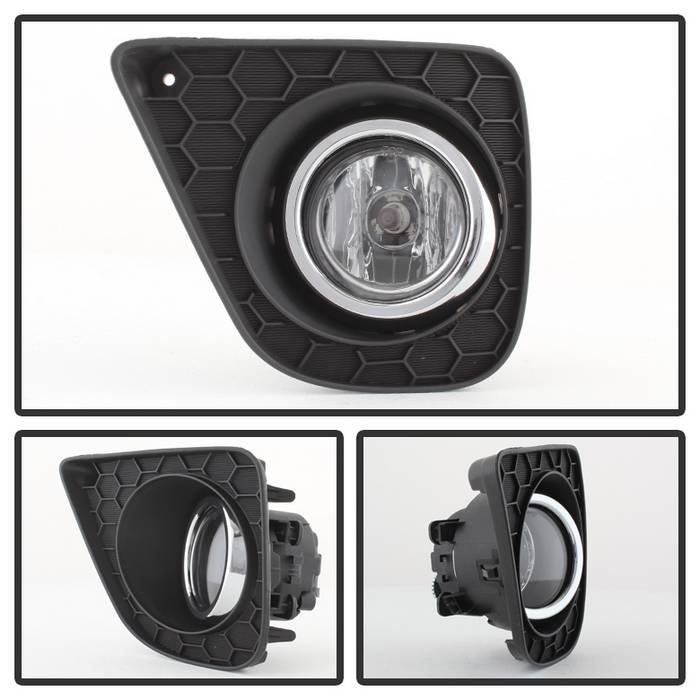 Honda Accord 2013-2015 2Dr OEM Fog Lights W/Switch- Clear