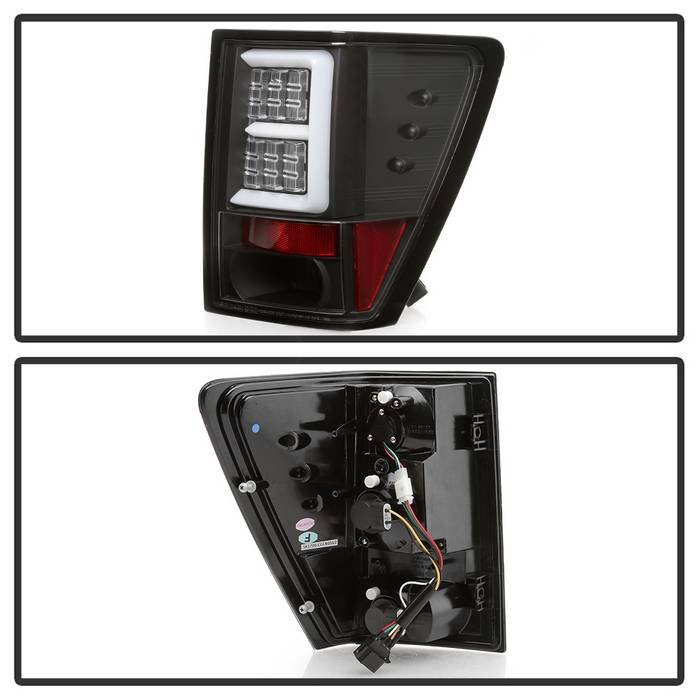 Jeep Grand Cherokee 05-06 Version 2 Light Bar LED Tail Lights – Black